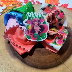 Princess Ariel Girls Bow